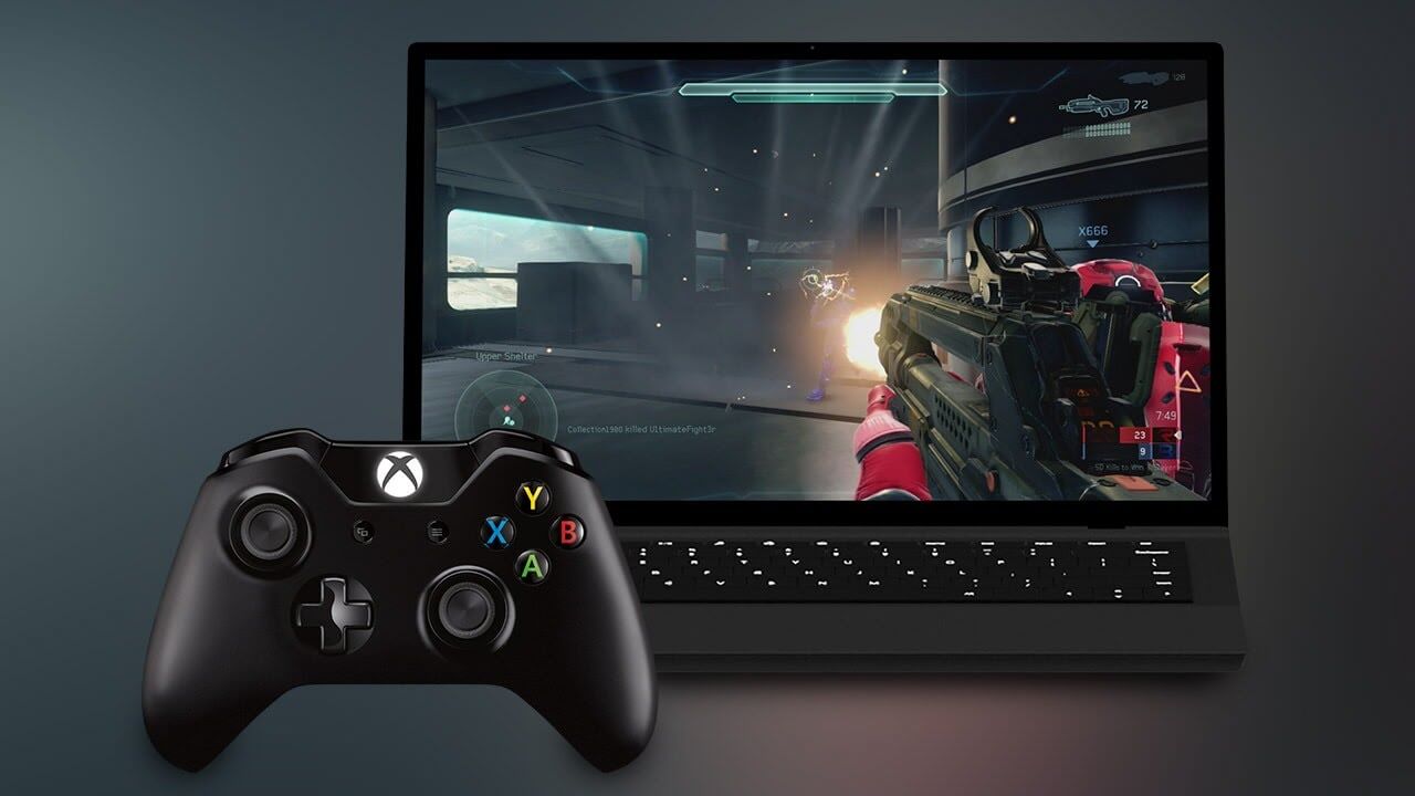 Xbox на ноутбуке