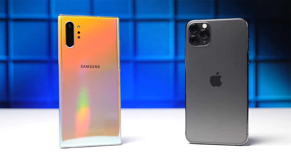 iPhone 11 Pro Max ve srovnání s Galaxy Note10+ z hlediska provozní doby. Výsledek byl překvapivý